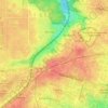 Mapa topográfico Парк «Нивки», altitud, relieve