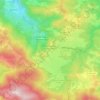 Mapa topográfico Abaurrea Alta, altitud, relieve
