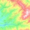 Mapa topográfico Corralillo, altitud, relieve