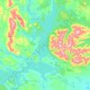 Mapa topográfico Имандра, altitud, relieve