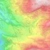 Mapa topográfico Asin Road, altitud, relieve