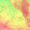 Mapa topográfico Swisttal, altitud, relieve
