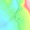Mapa topográfico El Foyel, altitud, relieve