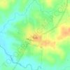 Mapa topográfico Tala, altitud, relieve