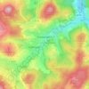 Mapa topográfico Eckweisbach, altitud, relieve