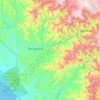 Mapa topográfico San Ignacio, altitud, relieve