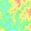Mapa topográfico Buffalo, altitud, relieve