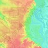 Mapa topográfico Оболонський район, altitud, relieve