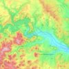 Mapa topográfico 34549, altitud, relieve