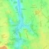 Mapa topográfico Hassel, altitud, relieve