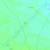 Mapa topográfico Marte, altitud, relieve