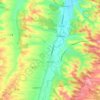 Mapa topográfico Seissan, altitud, relieve