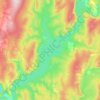 Mapa topográfico Широковское Водохранилище, altitud, relieve