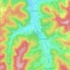 Mapa topográfico Seelbach, altitud, relieve