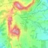 Mapa topográfico Great Witley, altitud, relieve