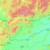 Mapa topográfico Еврейская автономная область, altitud, relieve