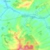 Mapa topográfico Pontfaverger-Moronvilliers, altitud, relieve