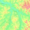 Mapa topográfico Pirapemas, altitud, relieve
