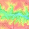 Mapa topográfico Rosoy-en-Multien, altitud, relieve