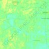 Mapa topográfico Tekom, altitud, relieve