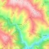 Mapa topográfico сельское поселение Село Сильди, altitud, relieve