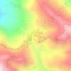Mapa topográfico Pucara, altitud, relieve