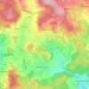 Mapa topográfico Waldbrunn (Westerwald), altitud, relieve