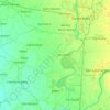 Mapa topográfico Jaen, altitud, relieve