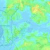 Mapa topográfico 27619, altitud, relieve