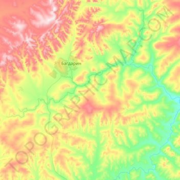 Mapa topográfico Малый Амалат, altitud, relieve