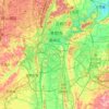 Mapa topográfico 南明区, altitud, relieve