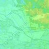 Mapa topográfico Schmogrow, altitud, relieve