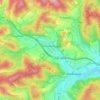 Mapa topográfico Harmuthsachsen, altitud, relieve
