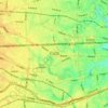 Mapa topográfico Suginami, altitud, relieve