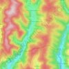 Mapa topográfico Unter-Schönmattenwag, altitud, relieve