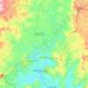 Mapa topográfico Tombos, altitud, relieve