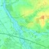 Mapa topográfico Schwülper, altitud, relieve