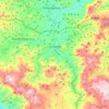 Mapa topográfico Condega, altitud, relieve