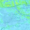 Mapa topográfico Spijkenisse, altitud, relieve