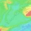 Mapa topográfico Oak Lake, altitud, relieve