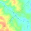 Mapa topográfico Rio Miranda, altitud, relieve