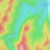 Mapa topográfico Río Sañiri, altitud, relieve