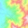 Mapa topográfico El Guayabo, altitud, relieve