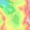 Mapa topográfico Refuge du Lac d'Allos, altitud, relieve