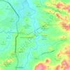Mapa topográfico Río Estelí, altitud, relieve