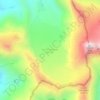 Mapa topográfico South Cascade Glacier, altitud, relieve