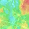 Mapa topográfico Иванцево, altitud, relieve