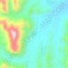 Mapa topográfico Totora I, altitud, relieve