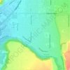 Mapa topográfico Moraine Park, altitud, relieve