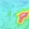 Mapa topográfico Parque Urbano Bicentenario de la Infancia, altitud, relieve